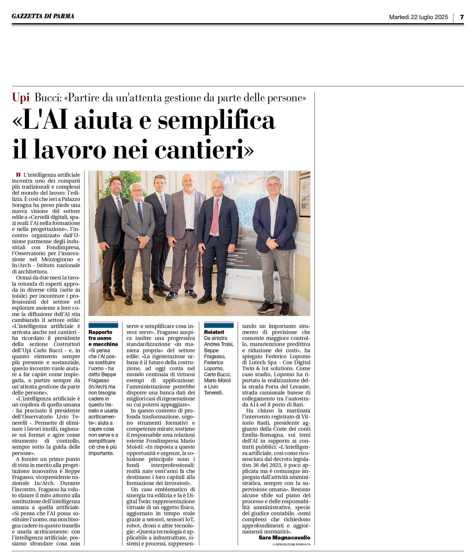 AI CANTIERI CARLO BUCCI