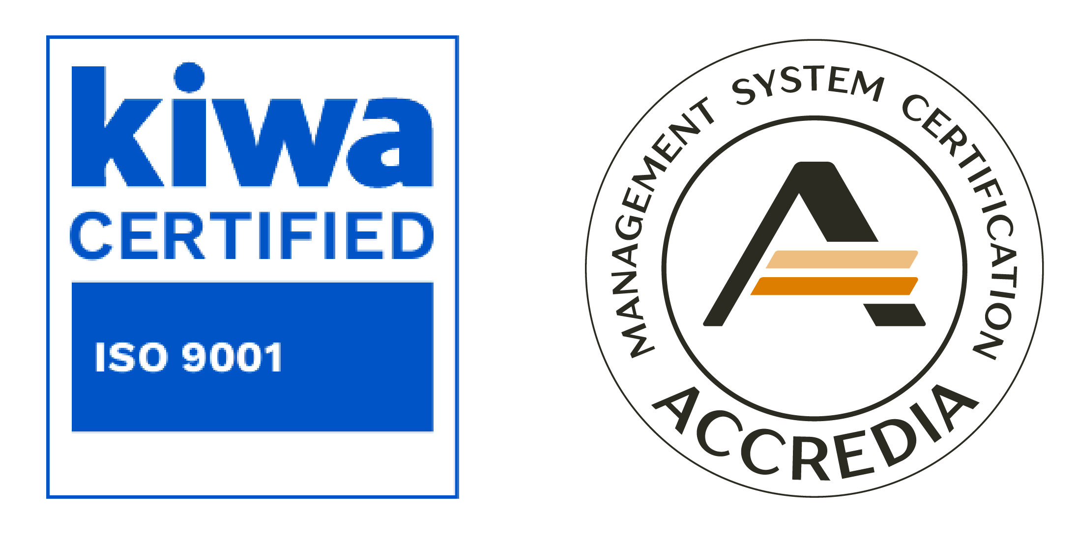 ISO 9001_digital - loghi Kiwa e Accredia